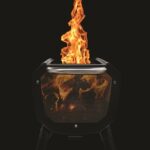 Le Brasero et Barbecue de Biolit, le Firpit+, en vente sur la boutique en ligne de captivan Cuisine nomade Vue flamme