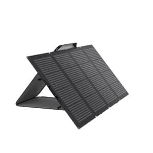 Panneau solaire double face portable en vente sur la boutique en ligne de Captivan Vue 3/4 gauche