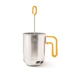 Cuisine ext CampStove 2 en vente sur la boutique en ligne de captivan. Vue de la presse a café