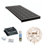 Panneau solaire Antarion 170W avec son kit et un logo Captivan