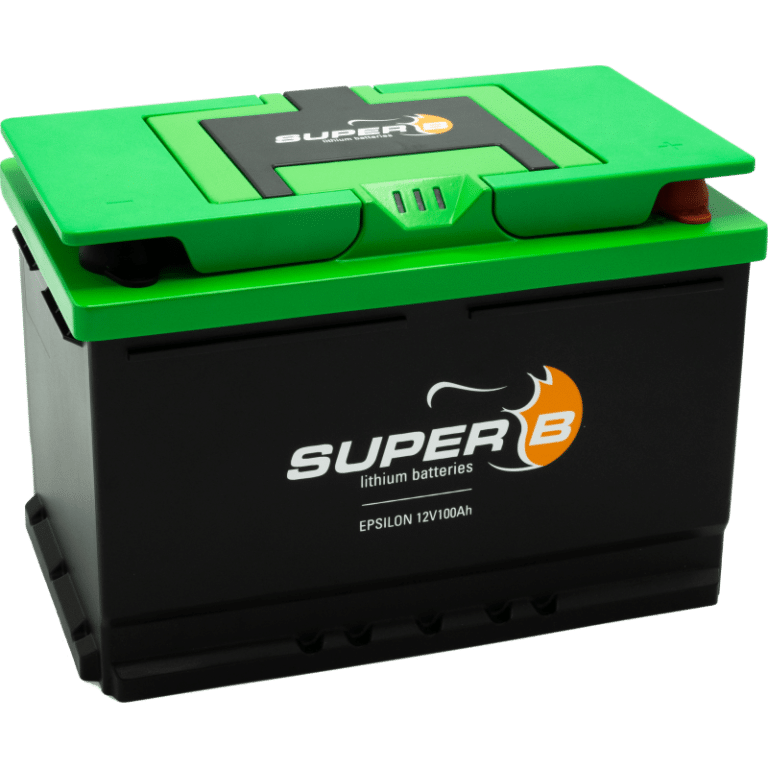 Batterie Super B Epsilon Antarion 100Ah sur fond blanc