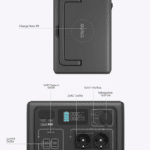 Station d'energie EB55 de Bluetti, en vente sur la boutique en ligne de Captivan Connectique