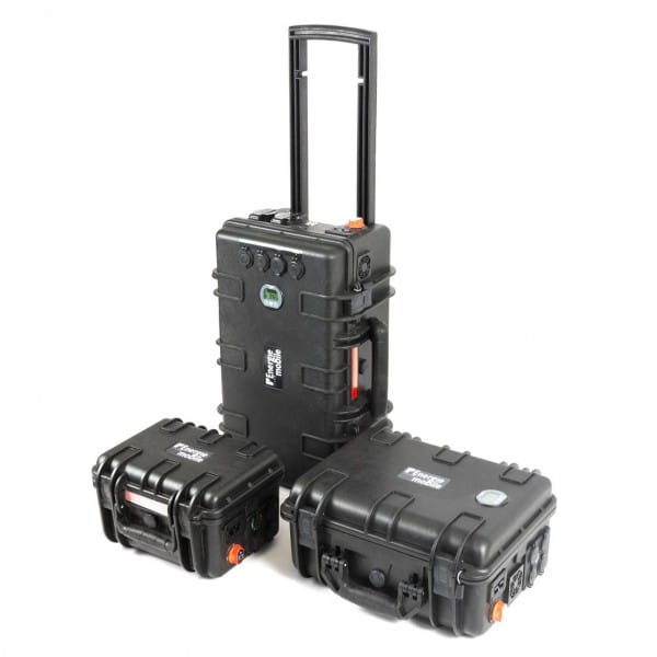 Batterie nomade en valise Powerkase 60Ah / 100Ah / 200 Ah Energie Mobile