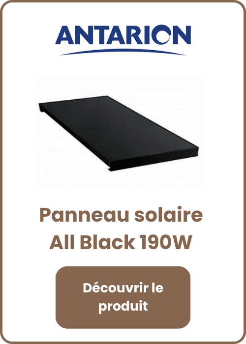 Fiche produit panneau solaire All Black Antarion 190W