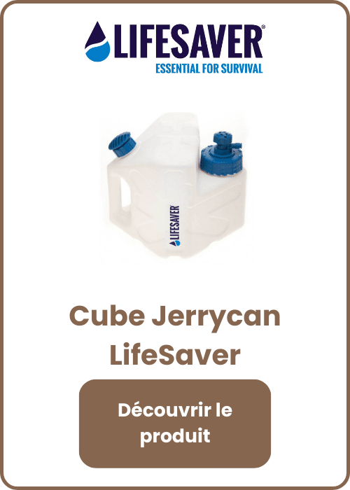 Fiche produit cube jerrycan lifesaver