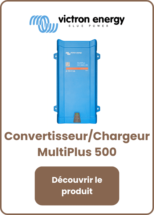 Vignette produit du convertisseur/chargeur multiplus 500 de Victron Energy