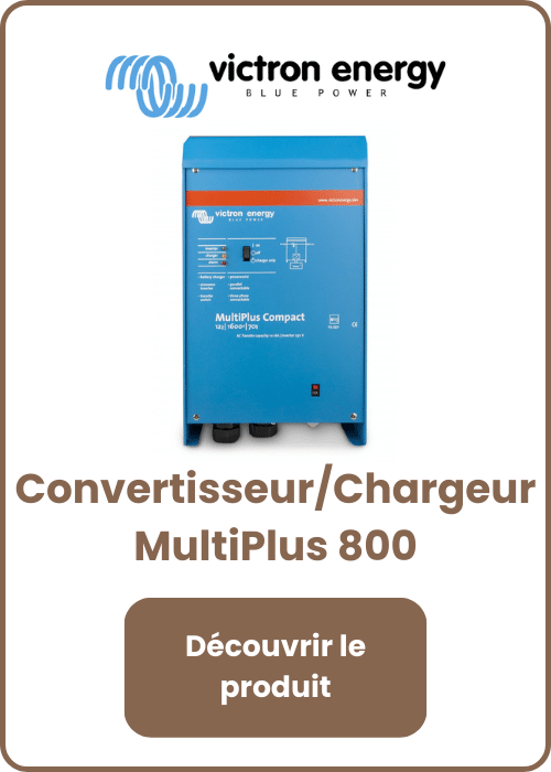 Vignette produit du convertisseur/chargeur multiplus 800 de Victron Energy