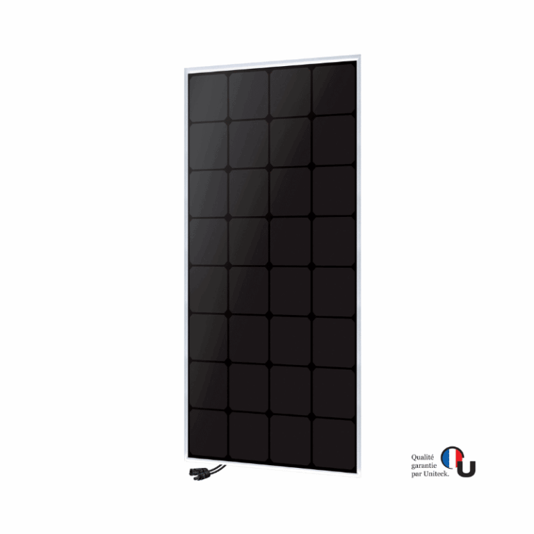 Panneau solaire uniteck 120W, qualité française certifié pour un rendement énergétique garantit.