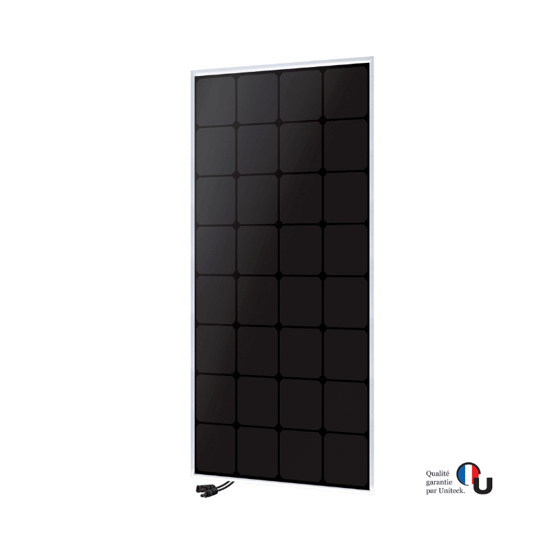 Panneau solaire uniteck 120W, qualité française certifié pour un rendement énergétique garantit.