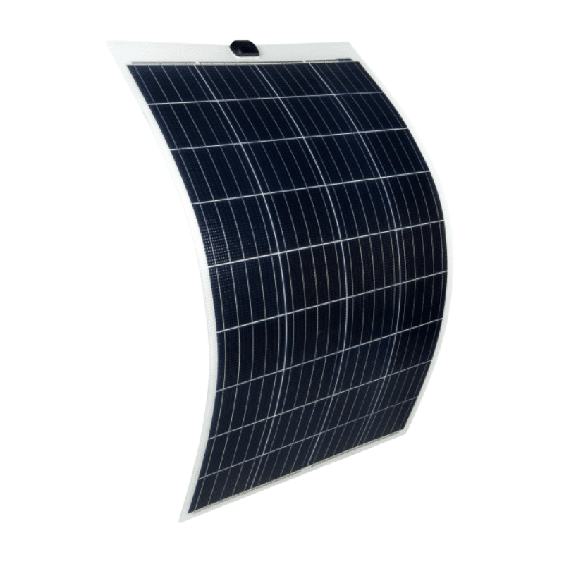 Panneau solaire flexible 170Wc seul sur fond blanc