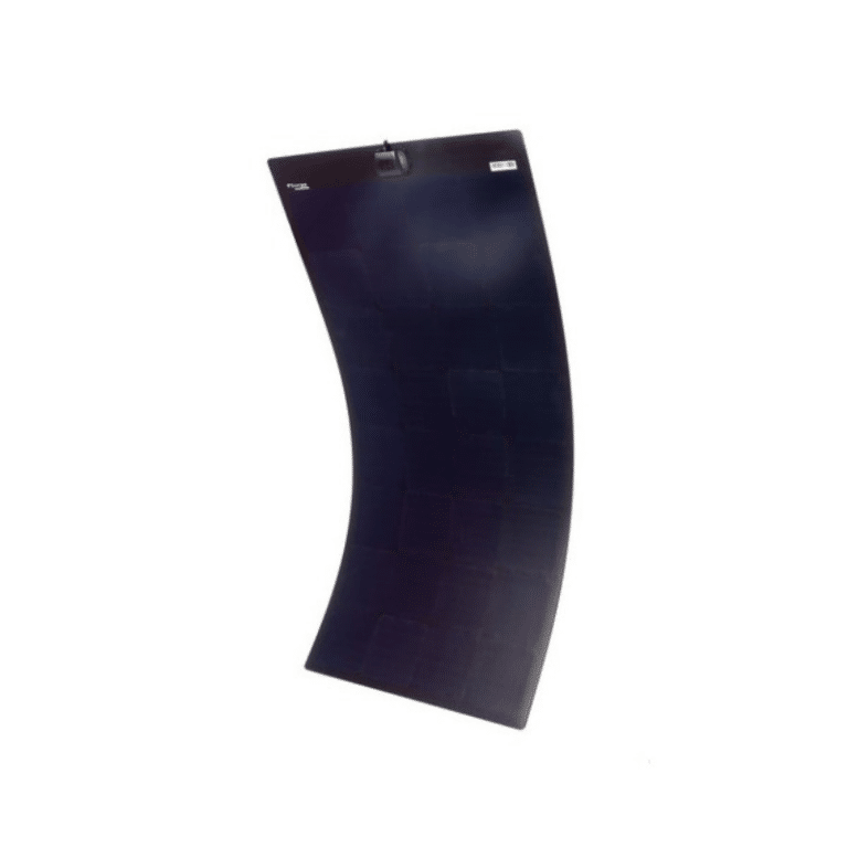Panneau solaire souple ALEX black de dos sur fond blanc
