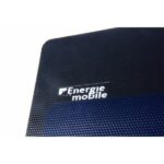 Logo EnergieMobile sur le panneau solaire souple HPFLEX Black