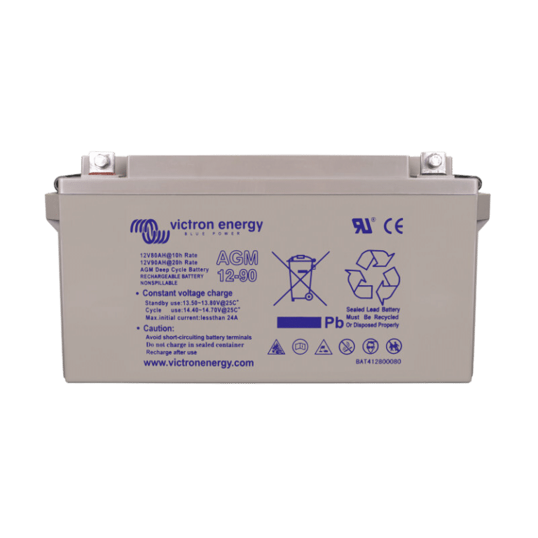 Batterie AGM 90Ah Victron Energy vue de face
