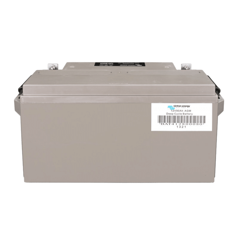 Batterie AGM 90Ah Victron Energy vue de dos
