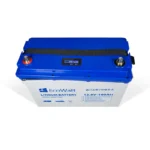 Batterie lithium 100AH Ecowatt vu de haut