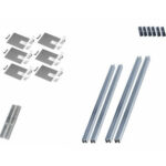 Support de fixation pour 2 panneaux solaires sur toiture ardoise