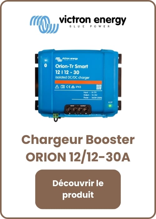 Chargeur Booster DC/DC CB12-30IP Étanche - CaptiVan