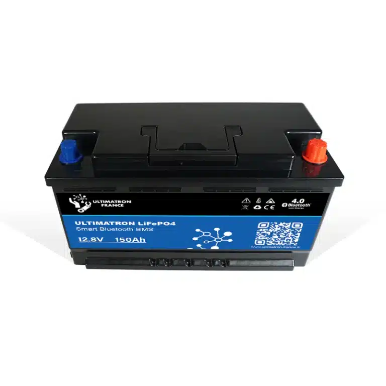 Batterie lithium Sous Siège ULS 12V 150Ah Ultimatron vu de haut