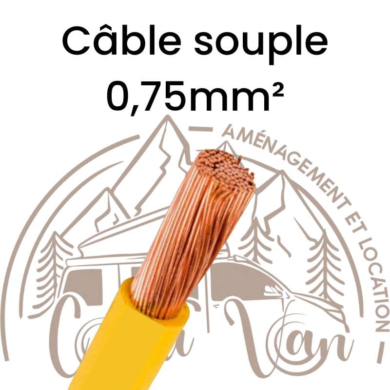 Cable souple 0,75mm2