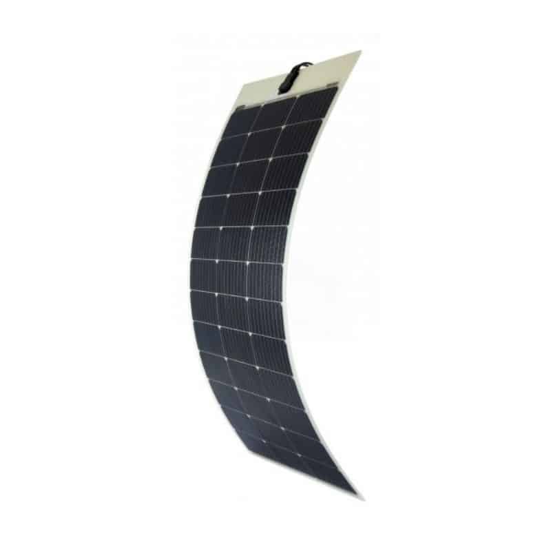 Panneau solaire perc flex avec tedlar blanc vu de biais