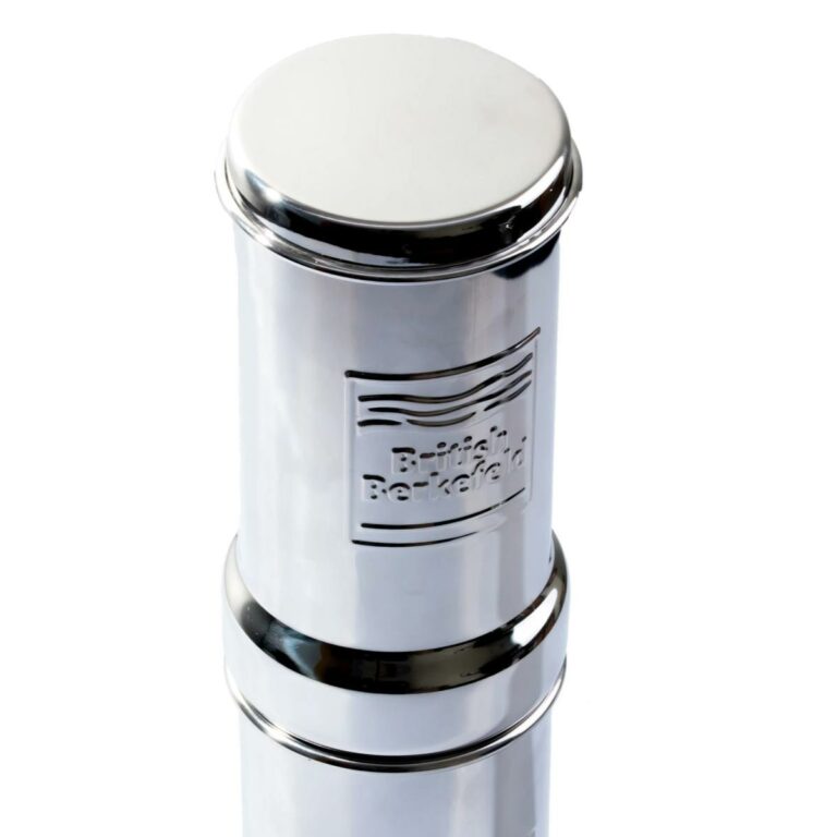 Purificateur d'eau 1L BRITISH BERKEFELD CARTOUCHE ULTRA STERASYL Filtre gravite BBone vu de haut.