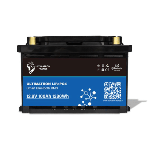 batterie lithium ULS 12 100 LN3 smart BMS Ultimatron face