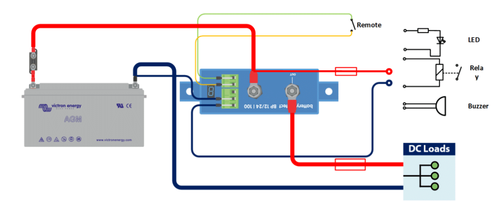 schéma battery protect