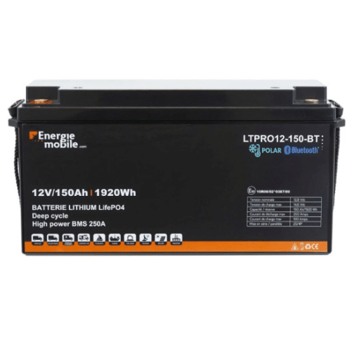 Batterie Lithium LTPRO 12V 150AH BT POLAR Energie Mobile