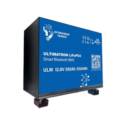 Batterie Lithium Sous Siège ULM 280Ah Ultimatron côté