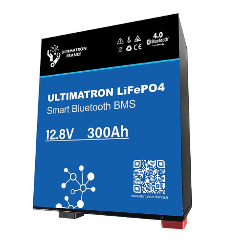 Batterie Lithium sous siège ULM 12.8V 300Ah Smart BMS avec Bluetooth Ultimatron