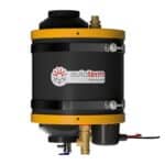 Chauffe-eau 7 L CombiBOIL Autoterm 12 V 300 W de Captivan, idéal pour les besoins en eau chaude instantanée.