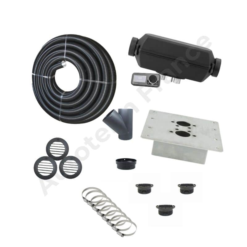 kit chauffage air pulsé (Diesel) Autoterm pour Fiat Ducato en L4H3 ou L3H3, en vente chez Captivan