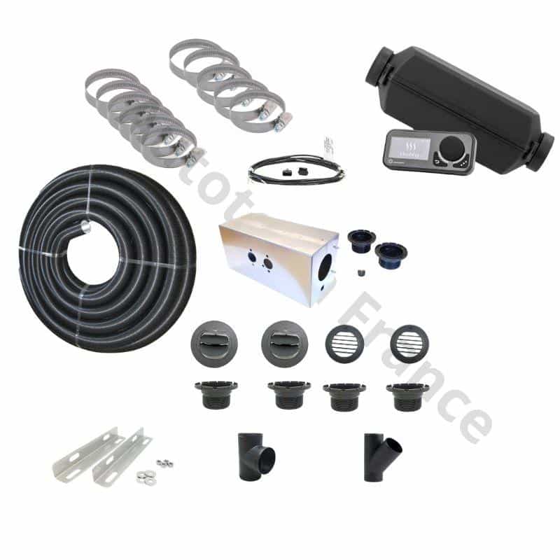 Kit Basic Van - Montage extérieur 12 V de Captivan, idéal pour une installation facile et rapide. Parfait pour les aventures en van.