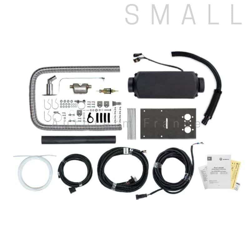 Chauffage Autoterm Air 2D kit marine small 24 V, Captivan, chauffage efficace pour bateaux, compact et fiable.