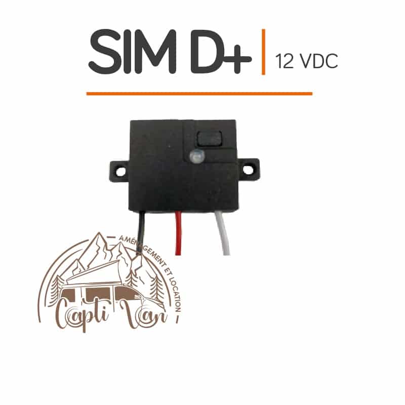 Simulateur SIM D+, de la marque Energie Mobile, pour faciliter l'installation des chargeurs booster DC-DC. En vente chez captivan