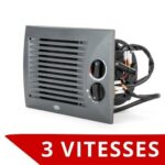 Échangeur de chaleur à eau avec ventilateur ARIZONA 600 12V / 5,9 kW de Captivan, idéal pour un refroidissement efficace.