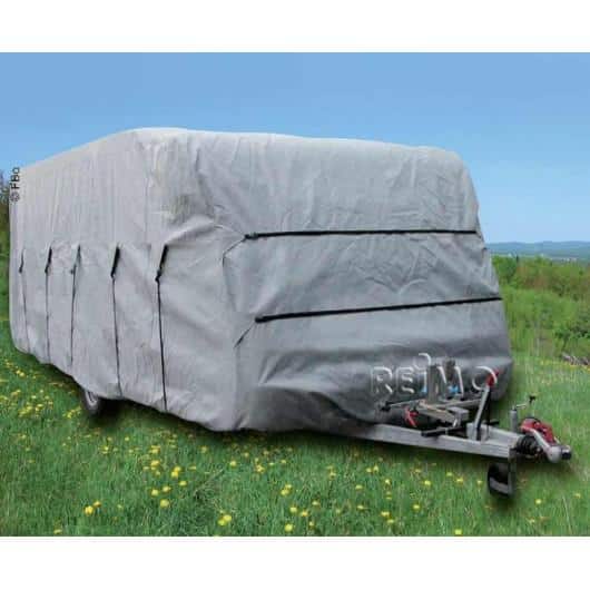 Longueur 460 à 520 x largeur 230 x hauteur 220 cm - REIMO HOUSSE POUR CARAVANE, Captivan, housse d'hivernage étanche et respirante.