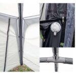 REIMO Linosa 300 - Tonnelle gonflable modulable de Captivan avec parois pour un espace abrité du vent et de la pluie.