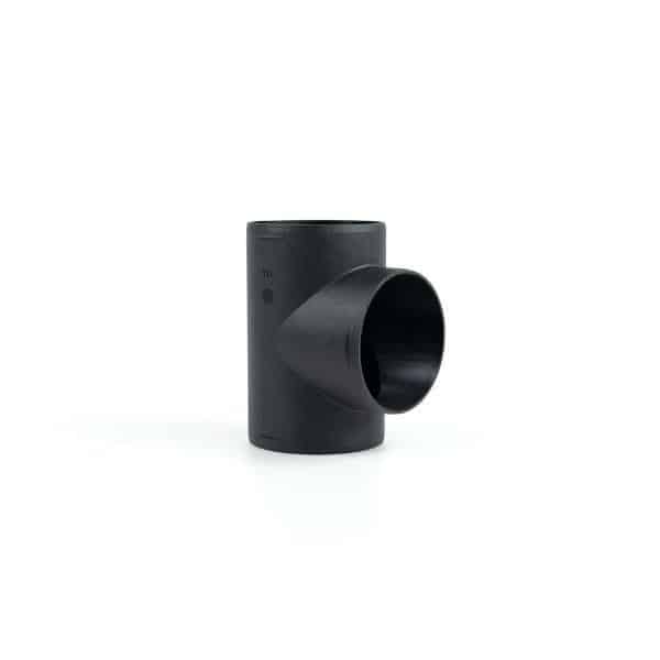 T ⌀ 75 mm (angle 90°C) Raccord en T, Captivan, idéal pour les connexions de tuyauterie, durable et résistant.