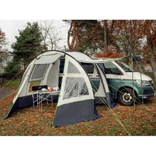 Chambre intérieure - REIMO TOUR EASY YOUNG 2, Captivan : auvent latéral pour espace de vie, protection pluie/soleil, intimité en camping.