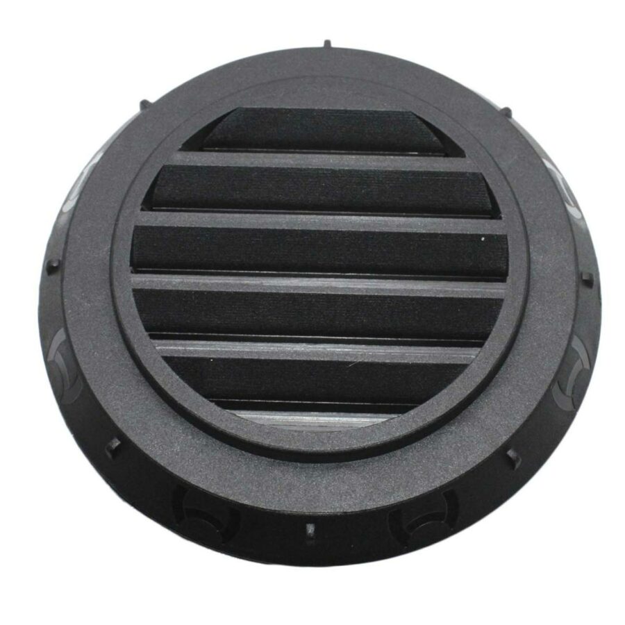 Grille d'aération ⌀ 60 mm 45°C Air 2D de Captivan, idéale pour une ventilation efficace et adaptée aux systèmes d'air professionnels.