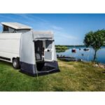 REIMO DUCATISSIMO PREMIUM - Boutique Captivan, une tente/sas arrière pour fourgons FIAT Ducato, pratique pour les arrêts prolongés.