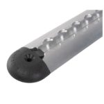 REIMO EMBOUT RAIL D'ARRIMAGE SEMI-CIRCULAIRE, Captivan, embout en plastique pour rails, finition et protection des aspérités.