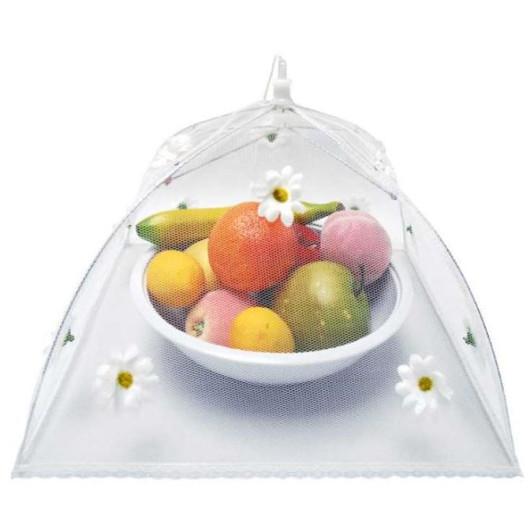 REIMO MOUSTIQUAIRE DE TABLE Captivan, accessoire camping-car, protège aliments des insectes lors de soirées extérieures.