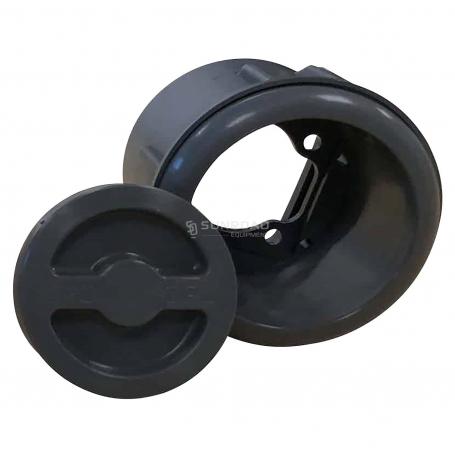 Support de point de remplissage Gaslow 01-4160 de Captivan pour montage dans compartiment de casier à gaz, profil de 70 mm.