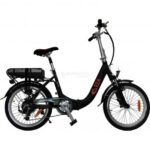 Vélo à assistance électrique Confort 20'' 13Ah Eza de Captivan, autonomie de 50 à 70 km, confort de conduite avec suspension avant.