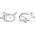 EUROPUMP II POMPE DE CALE G1100 de Captivan, pompe 12 V automatique idéale pour vidanger les cales moteur de bateau.