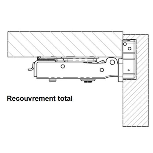 OSCULATI CHARNIÈRE AMOVIBLE INOX 110 X 64 MM, Captivan, charnière invisible en inox pour meubles et équipements dans bateaux et vans.