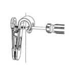 OSCULATI CLIPS DE FIXATION MULTIFONCTION disponibles chez Captivan, idéaux pour fixer équipements sur mur, balcon ou camping-car.