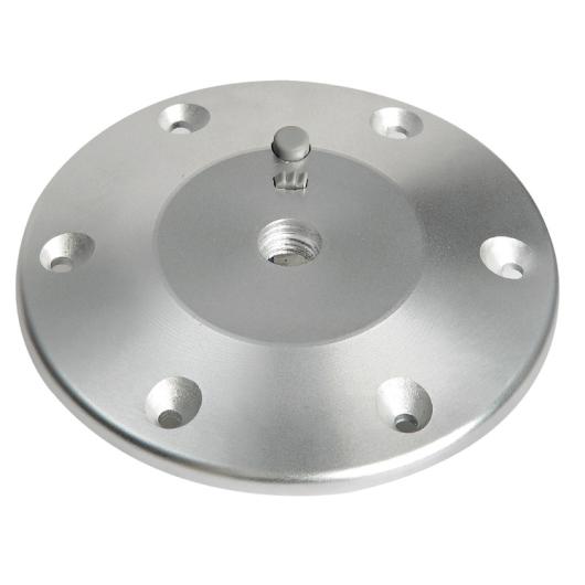 OSCULATI BASE PLATE de Captivan, base en aluminium pour pieds de table OSCULATI, idéale pour bateaux et vans aménagés.